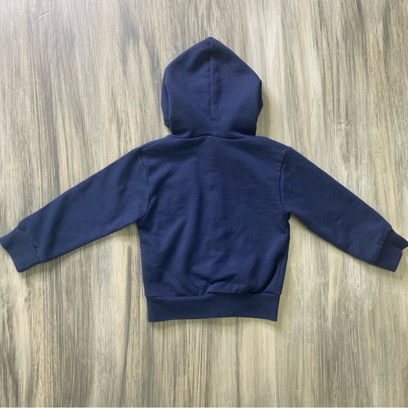 University of Michigan Hoodie Snap Closure Blue w/ Stitched Logo Size 18 months - Picture 2 of 7